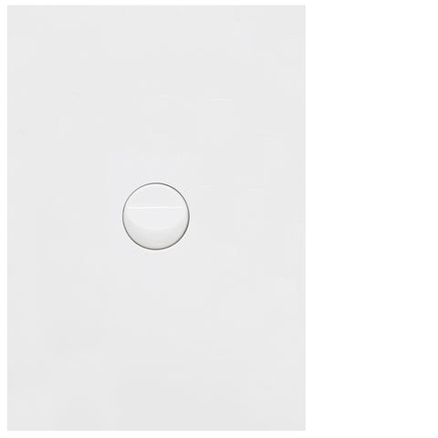 Hager Finesse 1 Gang Switch Gloss White  - WBQSV1 - ARCK Electrical Wholesale Supplies