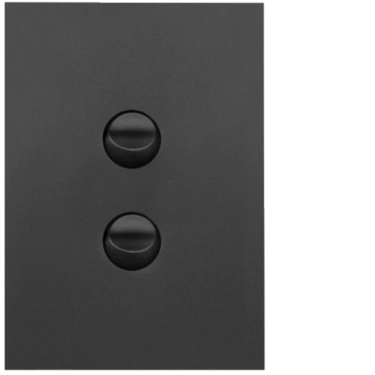 Hager 16 Amp 2 Gang FINESSE Ve - WBQSV2-MB