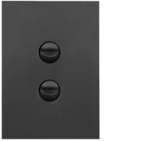 Hager 16 Amp 2 Gang FINESSE Ve - WBQSV2-MB