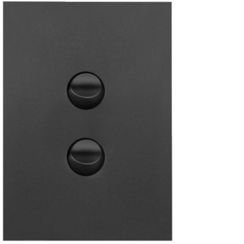 Hager 16 Amp 2 Gang FINESSE Ve - WBQSV2-MB