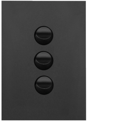 Hager 16 Amp 3 Gang FINESSE Ve - WBQSV3-MB