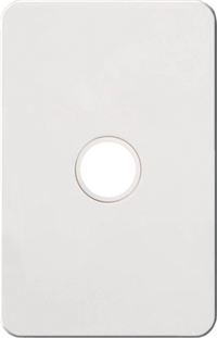 Hager 1 Gang SILHOUETTE Grid P - WBSSP1-MW