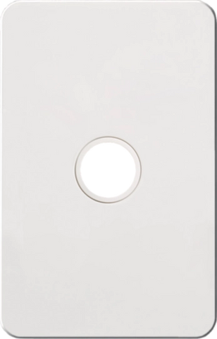 Hager 1 Gang SILHOUETTE Grid P - WBSSP1-MW