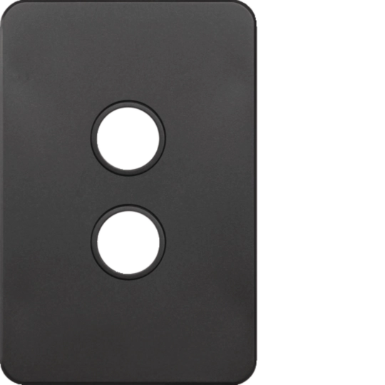 Hager 2 Gang SILHOUETTE Grid P - WBSSP2-MB