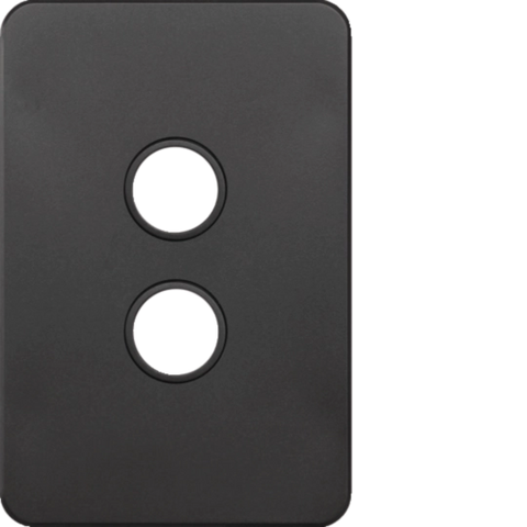 Hager 2 Gang SILHOUETTE Grid P - WBSSP2-MB