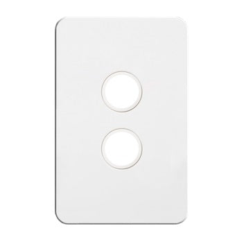 Hager 2 Gang SILHOUETTE Grid P - WBSSP2 - ARCK Electrical Wholesale Supplies