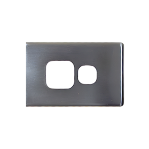 Single Powerpoint Aluminium Br - WGPO1/BSMC