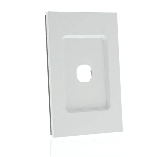 CLIPSAL SATURN ZEN 1 GANG GRID AND PLATE MATT WHITE - Z4031VH-ZW