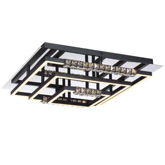 ZAFRA CTC CHROME/BLACK SAND/CRYSTAL - CTC54-BK