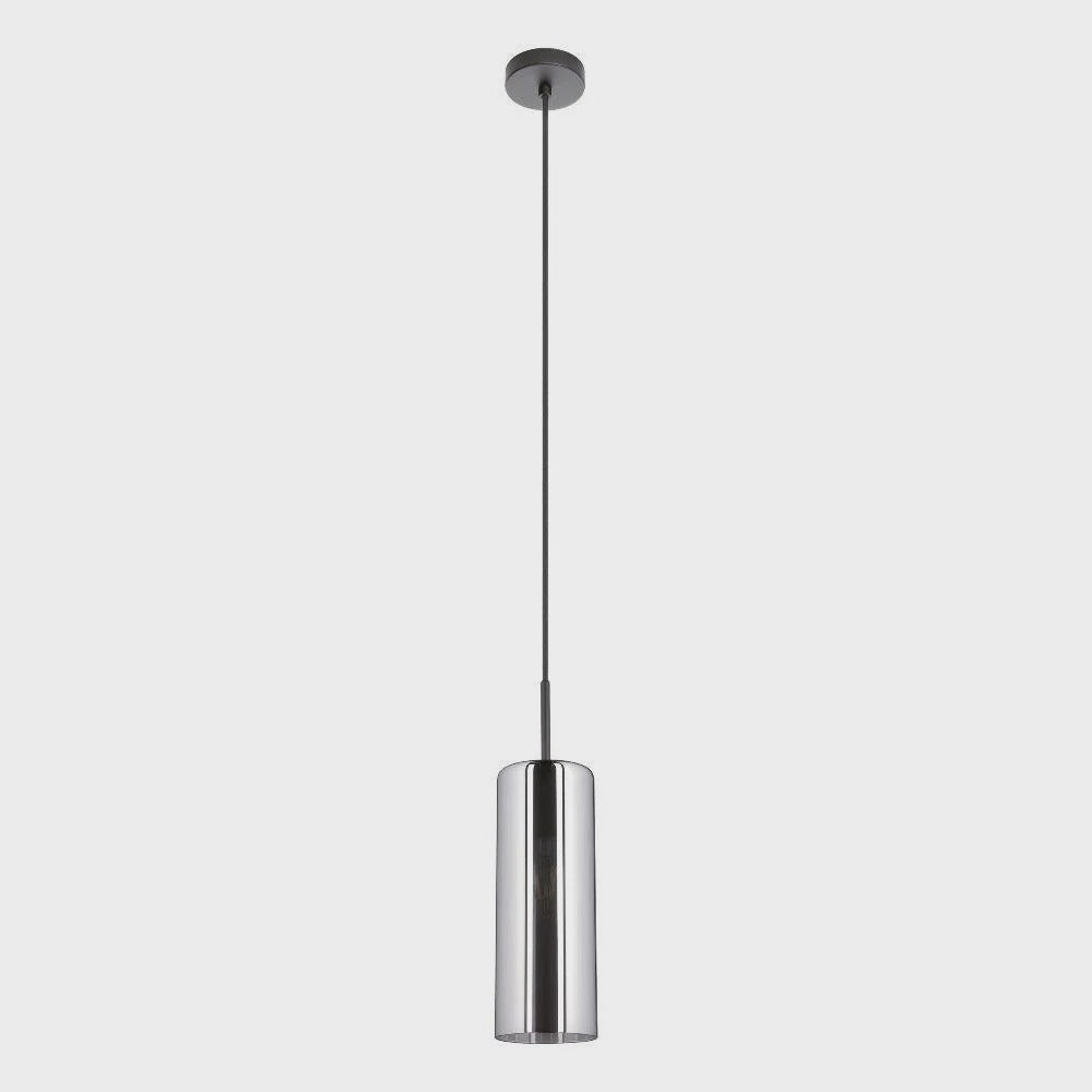 Selvino 1 Light Pendant Black Transparent - 205159N - ARCK Electrical Wholesale Supplies
