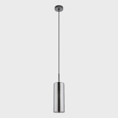Selvino 1 Light Pendant Black Transparent - 205159N - ARCK Electrical Wholesale Supplies