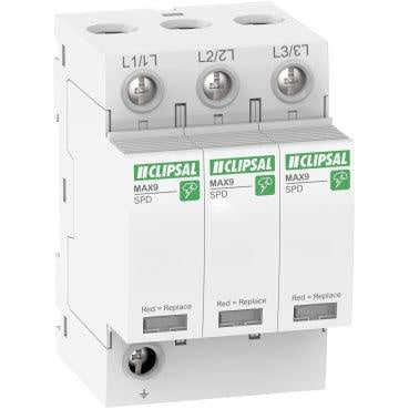 Clipsal MAX9 3 Pole Surge Protection Device 40kA - MX9SP340 - ARCK Electrical Wholesale Supplies