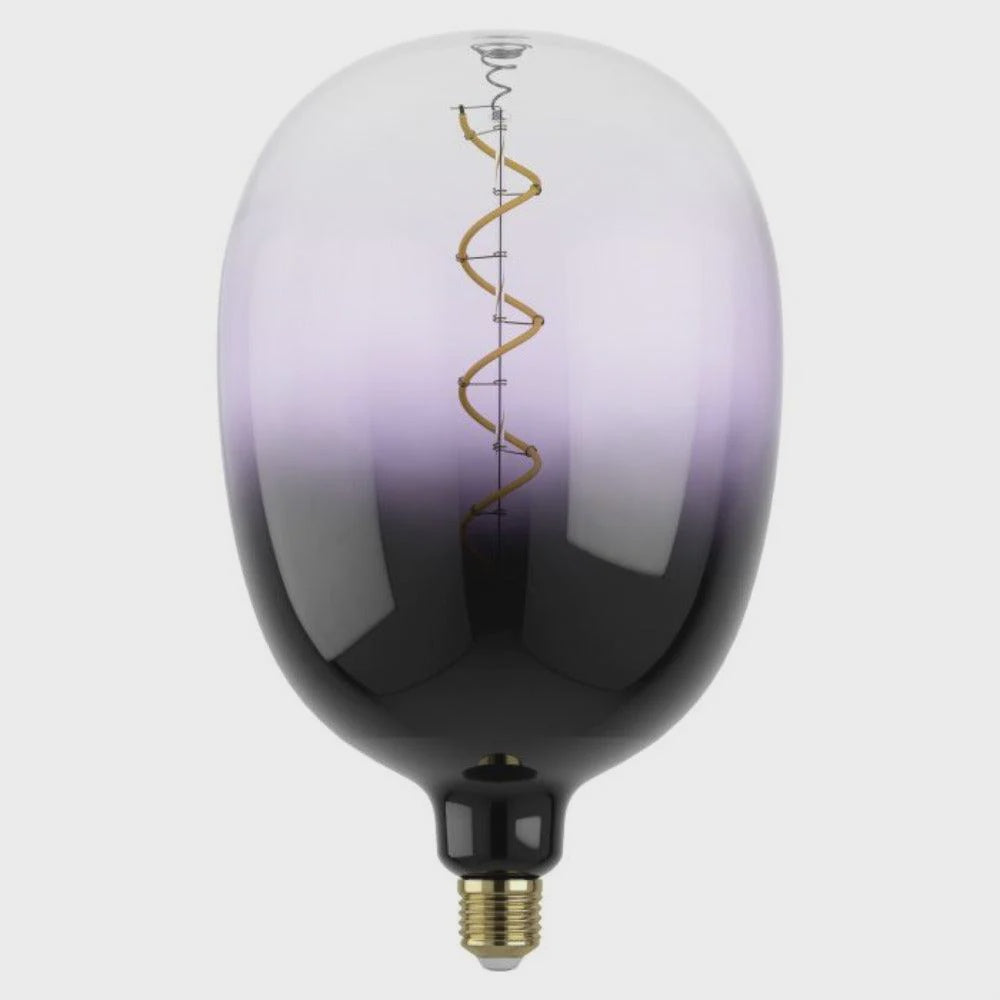 Filament Dimmable LED T180 Globe 240V 4W ES Purple Transparent Glass 1800K - 12554 - ARCK Electrical Wholesale Supplies