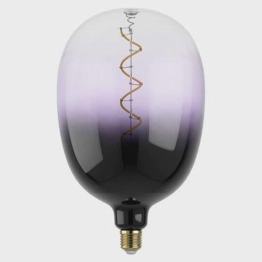Filament Dimmable LED T180 Globe 240V 4W ES Purple Transparent Glass 1800K - 12554 - ARCK Electrical Wholesale Supplies