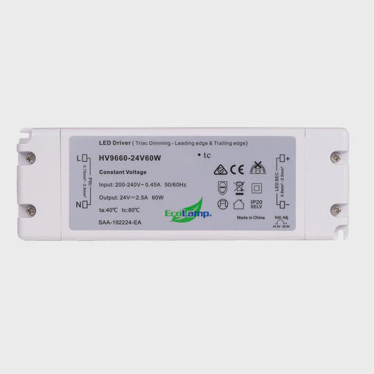 Triac Dimmable Indoor LED Driv - HV9660-24V60W