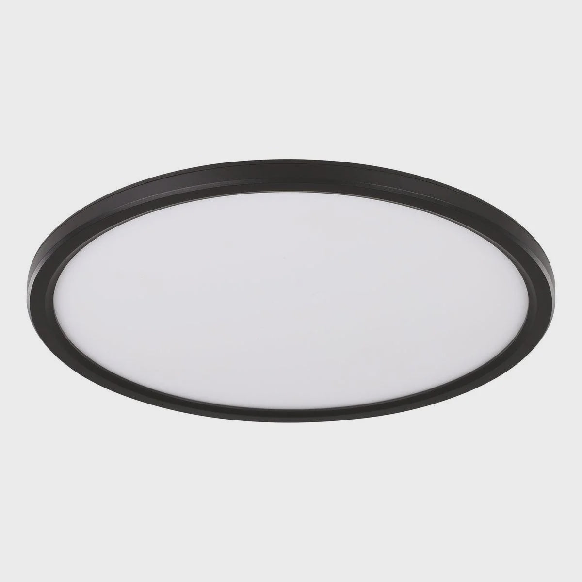 Romeo 290mm Dimmable LED Oyster Light Black 21W TRI Colour - 206348 - ARCK Electrical Wholesale Supplies