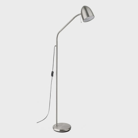 Lara Floor Lamp Satin Nickel - 205278N - ARCK Electrical Wholesale Supplies