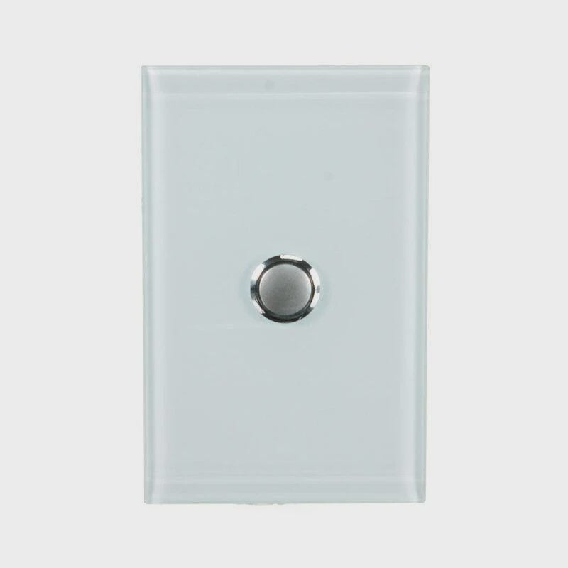 CLIPSAL SATURN 1 GANG PUSHBUTTON LED SWITCH - OCEAN MIST - 4061PBLOM - ARCK Electrical Wholesale Supplies