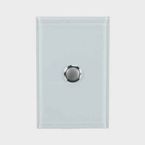 CLIPSAL SATURN 1 GANG PUSHBUTTON LED SWITCH - OCEAN MIST - 4061PBLOM - ARCK Electrical Wholesale Supplies