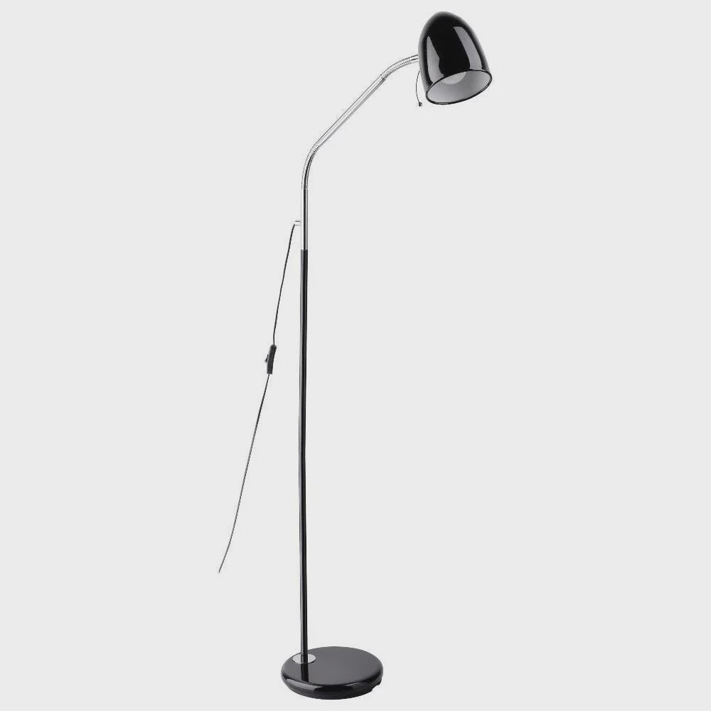 Lara 1 Light Floor Lamp Black - 205279N - ARCK Electrical Wholesale Supplies