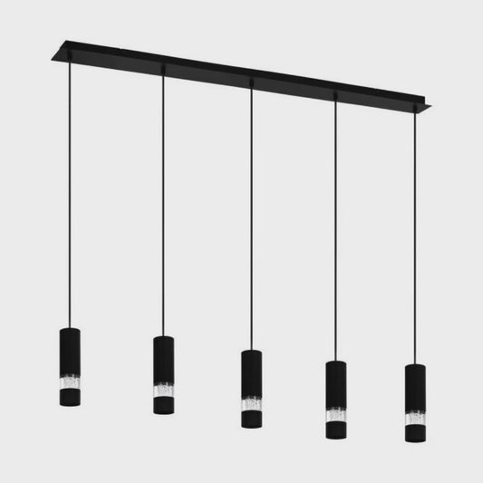 Bernabeta 5 LED Light Pendant 5x5W 4000K Black Steel - 205308 - ARCK Electrical Wholesale Supplies