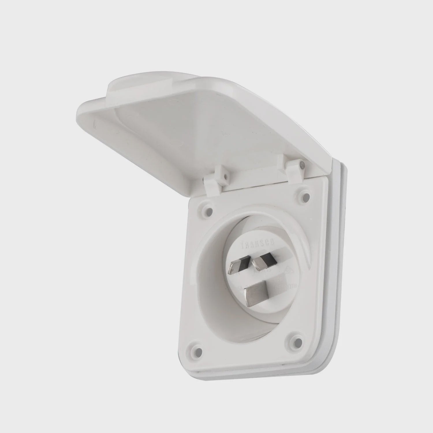 Transco Caravan Motorhome, RV 15 Amp Power Inlet - IL15 - ARCK Electrical Wholesale Supplies