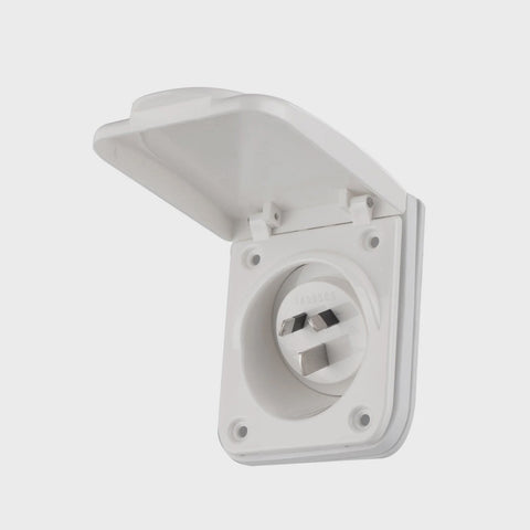 Transco Caravan Motorhome, RV 15 Amp Power Inlet - IL15 - ARCK Electrical Wholesale Supplies
