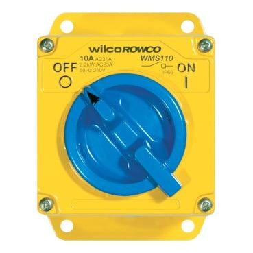 Clipsal WilcoROWCO Metal Clad 1 Pole 20A Isolating Switch - WMS120 - ARCK Electrical Wholesale Supplies