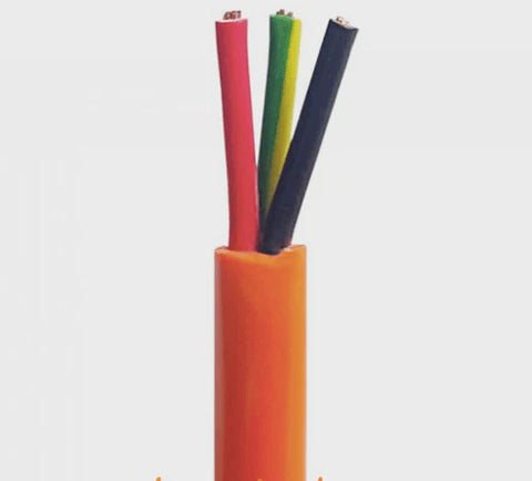 4.0mm 2 Core + Earth Orange Circular - SRCV2040E - Pick Up Only