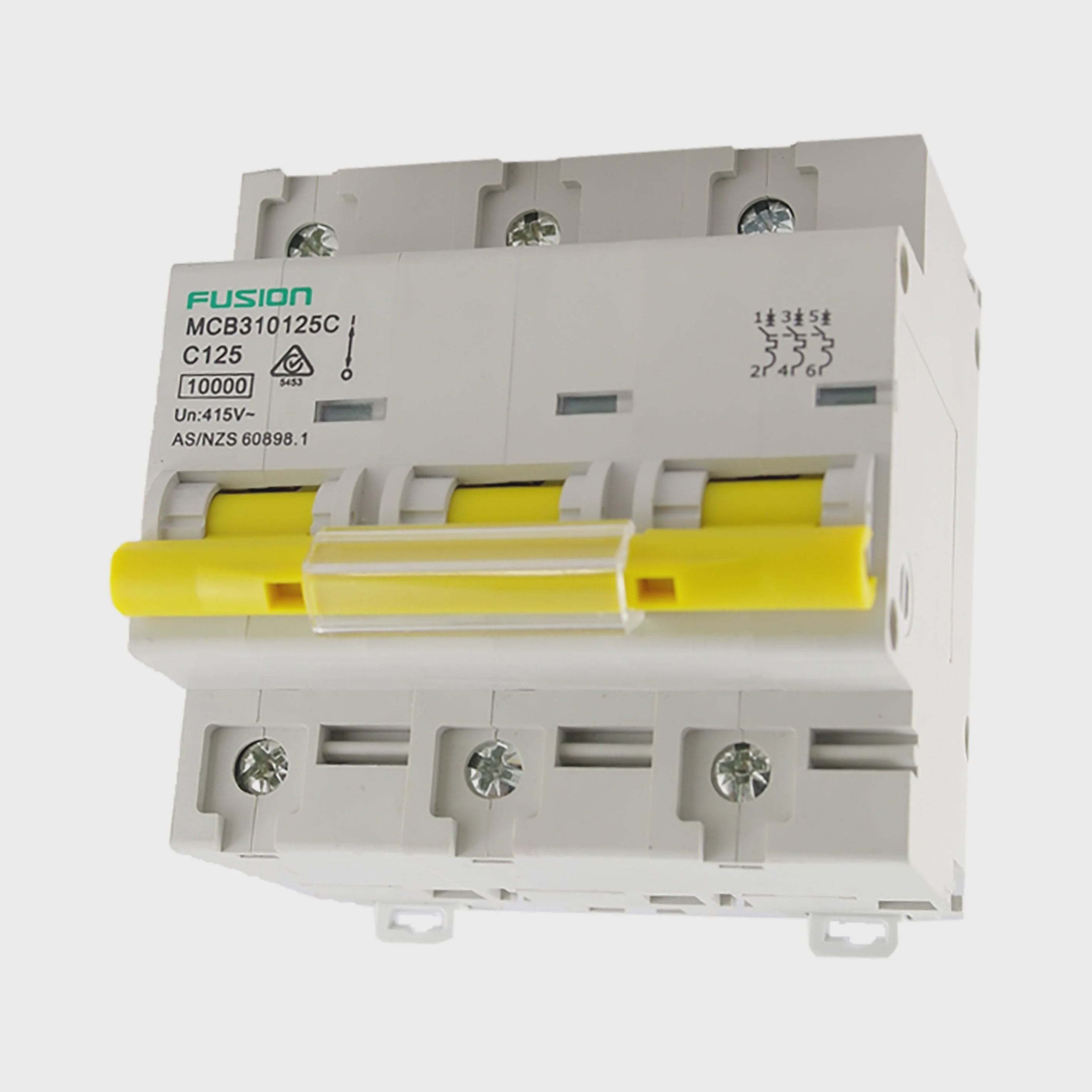 Circuit Breaker 3 Pole 500V ac. 80amp D Curve Breaking capacity 10kA - MCB31080D - ARCK Electrical Wholesale Supplies