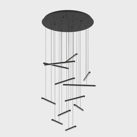 Lindoza 780mm Pendant Light Black & White - 390351 - ARCK Electrical Wholesale Supplies