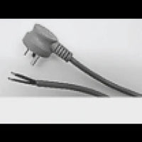 Flat head 3pin 1.7mtr 10A 2 Core & Earth - Grey 1.0mm - 40079NLS