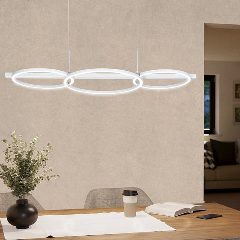 Lanacera Island Pendant Light White Plastic 3000K - 205834 - ARCK Electrical Wholesale Supplies