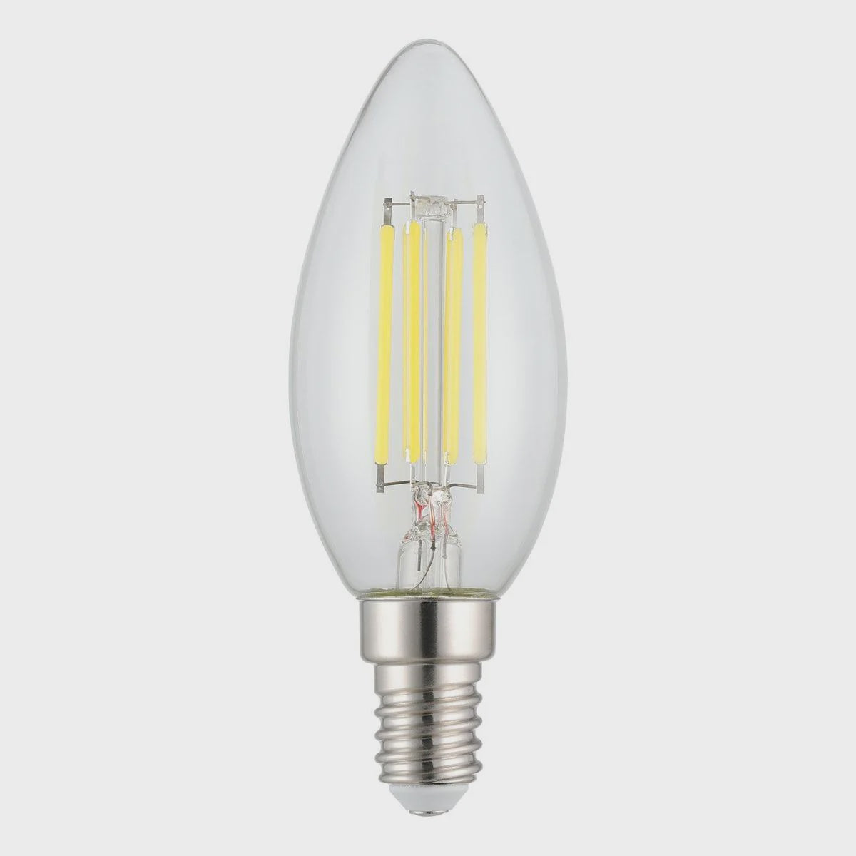 Filament Candle Clear Globe 4W E14 Dimmable 3000K - 206434 - ARCK Electrical Wholesale Supplies