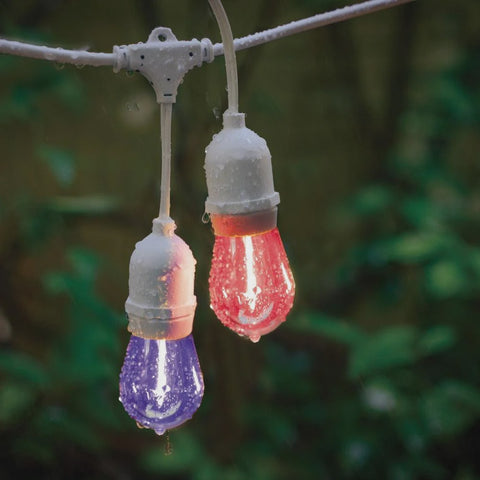 Outdoor Festoon 10 Light Kit Hanging White 12V Multi Colour - 205401N - ARCK Electrical Wholesale Supplies