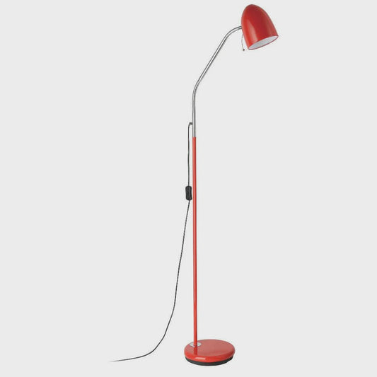 Lara Floor Lamp 1 Light Red Steel - 205579N - ARCK Electrical Wholesale Supplies