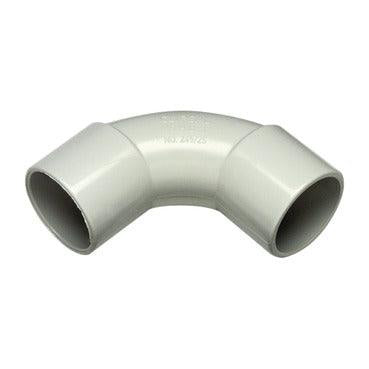 Clipsal 25mm PVC Solid Elbow - 245/25-GY - ARCK Electrical Wholesale Supplies
