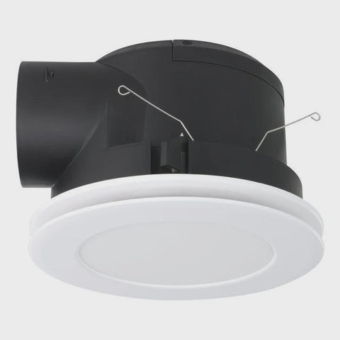 Samba Ex Fan/Light Rnd 10W LED Tri-Col Wht- 206174N - ARCK Electrical Wholesale Supplies