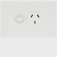 Finesse Single GPO (GLOSS WHITE) - WBQP1S