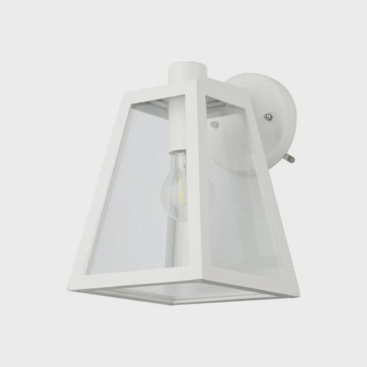 Mirandola Light Wall Lantern Height 270 mm White Alminium-  205468N - ARCK Electrical Wholesale Supplies