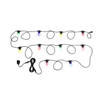 Festoon Solar 10 Lights 12V L13000mm Black Plastic RGB - 205898N