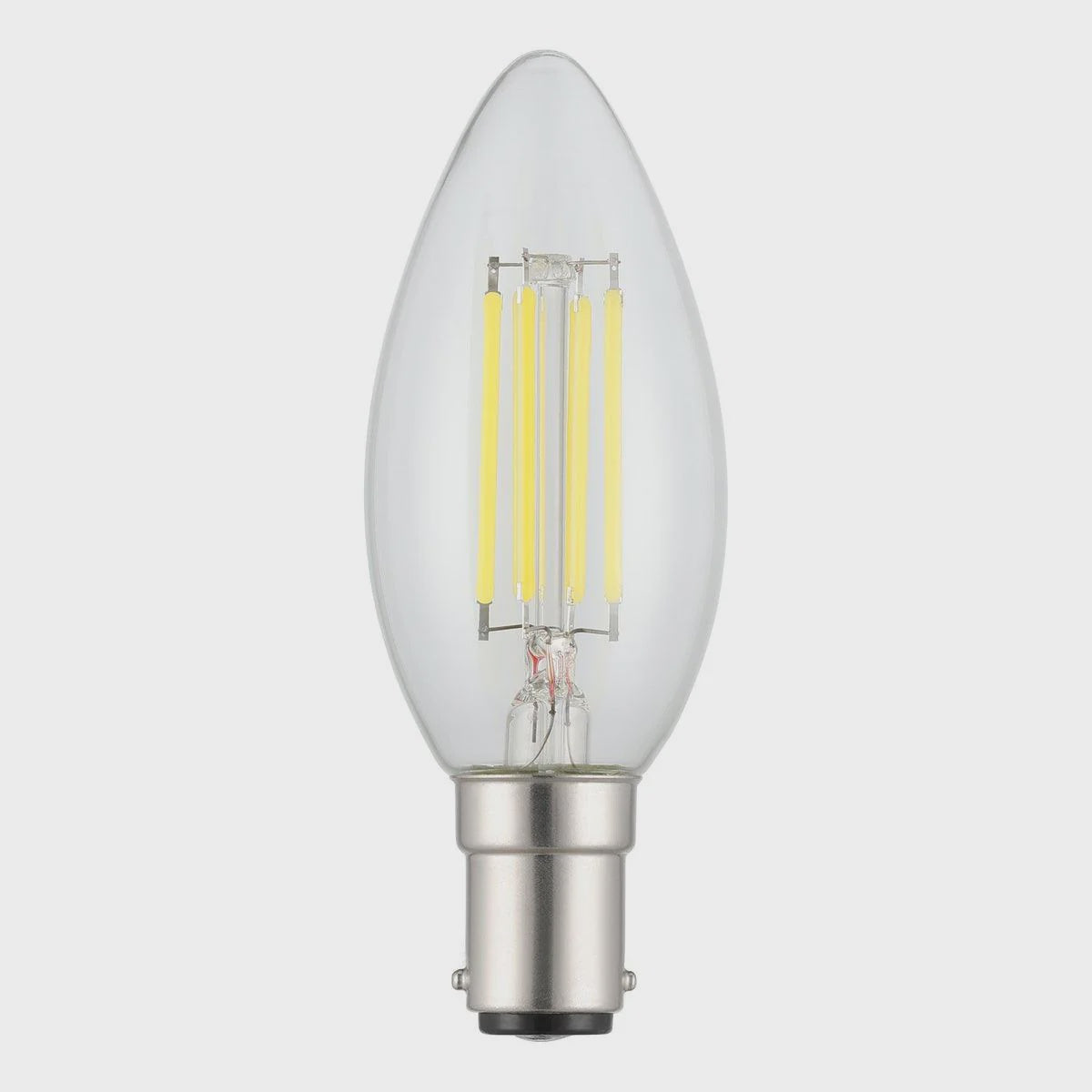 Filament Candle Clear Globe 4W B15 Dimmable 3000K - 206436 - ARCK Electrical Wholesale Supplies