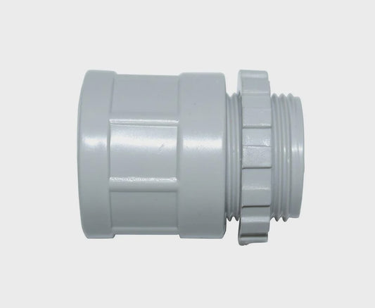 PVC-Scw Adpt w Lck Rg 40mm (PVC-07040) - ADAP-40G/PS - ARCK Electrical Wholesale Supplies