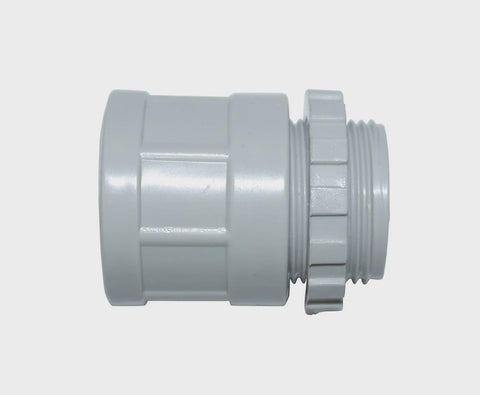 PVC-Scw Adpt w Lck Rg 40mm (PVC-07040) - ADAP-40G/PS - ARCK Electrical Wholesale Supplies