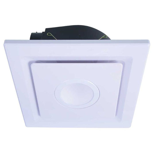 Emeline-II Large Square Exhaust Fan White - BE330ESPWH