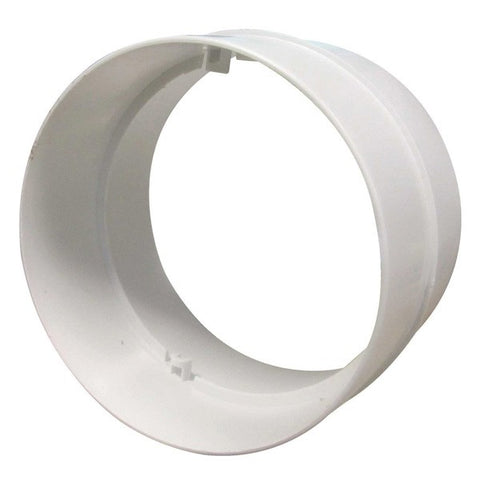 Blauberg 150mm Duct Joiner Whi - BLADUCTJOINER150 - ARCK Electrical Wholesale Supplies