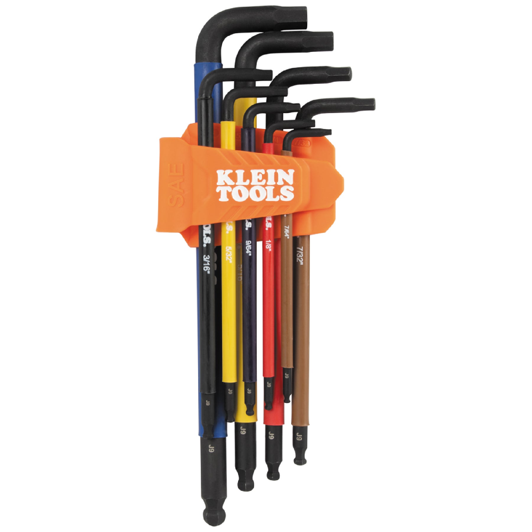 Klein Tools A-BLS9 9Pce Ball End L Style Colored - Sae - ARCK Electrical Wholesale Supplies