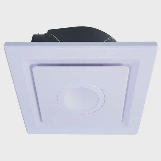 Emeline-II Large Square Exhaust Fan White - BE330ESPWH - ARCK Electrical Wholesale Supplies