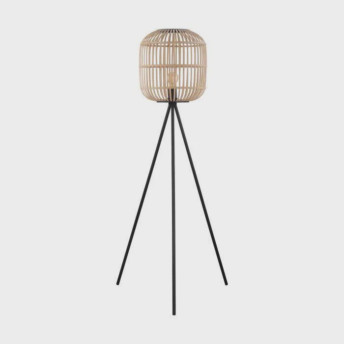 Bordesley Wooden Floor Lamp 1Lt  - 43219N - ARCK Electrical Wholesale Supplies