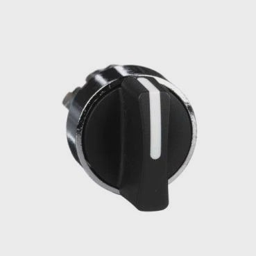Clipsal Harmony, 22mm Push Button, selector switch operating head, 2 position, maintained, black, unmarked - ZB4BD2 - ARCK Electrical Wholesale Supplies